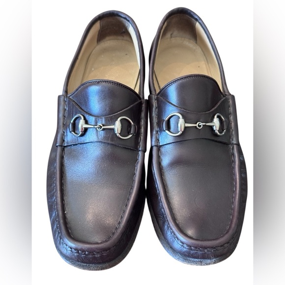 Gucci Horsebit Brown Leather Loafers - Picture 6 of 11